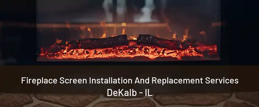 Fireplace Screen Installation And Replacement Services DeKalb - IL