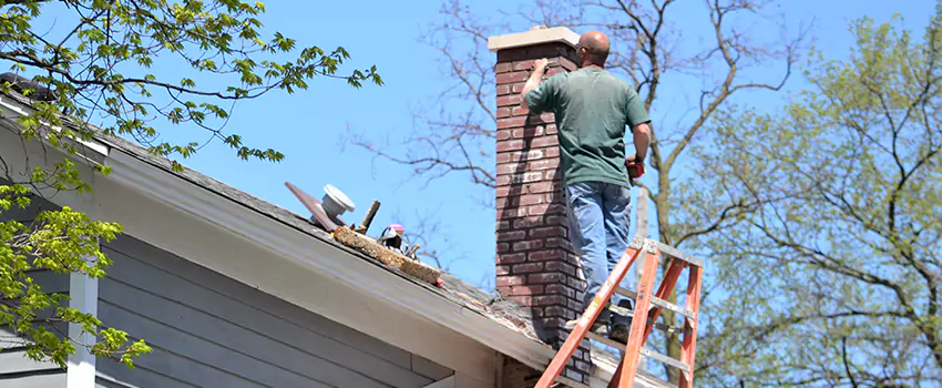 Vinyl and PVC Chimney Flashing Installation in DeKalb, IL